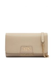 Armani Exchange Torebka XW000358 AF26570 U6208 Beżowy. Brązowe torebki do ręki damskie Armani Exchange, bez wzorów, ze skóry, wizytowe, bez dodatków. Za 429.99 zł.