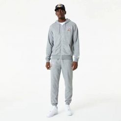 Bluza z kapturem Los Angeles Lakers Essentials. Szare bluzy męskie New Era, s, bez wzorów, z bawełny, z kapturem. Za 308.60 zł.