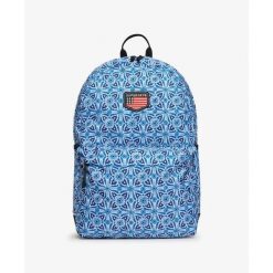 Plecak klasyczny z naszywkami dla kobiet Superdry Montana. Niebieskie plecaki damskie Superdry., z aplikacjami, klasyczne. Za 233.10 zł.
