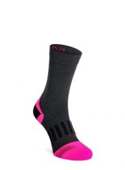 Skarpety damskie CMP Trekking Sock Low Microlon. Czarne skarpety damskie CMP, bez wzorów, z materiału. Za 55.99 zł.