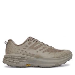 Buty do biegania Hoka. Brązowe buty sportowe męskie HOKA, bez zapięcia, do biegania. Za 719.99 zł.