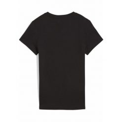 Damska koszulka ESS No. 1 Logo PUMA Black. Białe koszulki sportowe damskie Puma, xl, bez wzorów, z gumy, sportowe, bez kołnierzyka. Za 290.00 zł.