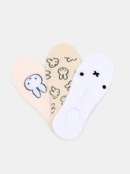 Prążkowane skarpetki 3 pack Miffy - wielobarwny. Skarpety damskie Sinsay, bez wzorów, prążkowane. Za 12.99 zł.