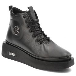 Czarne Botki Artiker Obuwie Damskie Na Koturnie. Czarne botki damskie Artiker, na jesień, z jeansu, eleganckie, bez obcasa, na koturnie, bez zapięcia. Za 259.00 zł.