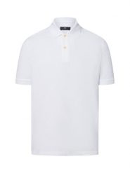 Nils Sundström koszulka polo Mężczyźni Bawełna biały, XL. Białe koszulki polo męskie Nils Sundström, m, bez wzorów, z bawełny, eleganckie, bez ramiączek. Za 89.95 zł.