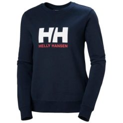 Damska bluza z okrągłym dekoltem Helly Hansen 2.0. Niebieskie bluzy damskie Helly Hansen, s, bez wzorów, z bawełny, bez kaptura. Za 313.65 zł.