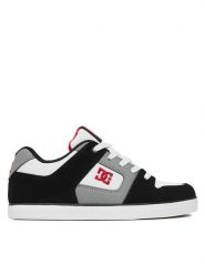 DC Sneakersy EO-PURE ADBS300267-WBD Biały. Białe buty sportowe chłopięce DC, bez wzorów, ze skóry, bez zapięcia. Za 229.99 zł.