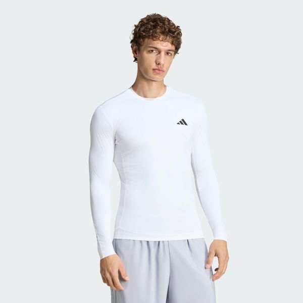 Koszulka PrimeLift Essentials Workout Long Sleeves. Białe bluzki z długim rękawem męskie Adidas, m, bez wzorów, z dzianiny, bez kołnierzyka. Za 196.25 zł.