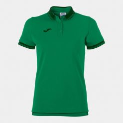 Koszulka polo do tenisa damska Joma Bali II. Zielone koszulki sportowe damskie Joma, xl, bez wzorów, bez kołnierzyka, bez ramiączek, do piłki nożnej. Za 163.85 zł.