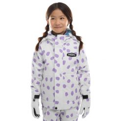 Dziewczęca kurtka snowboardowa Sporty zimowe SIROKO KW1-G Fay. Białe buty zimowe dziewczęce SIROKO, bez wzorów, bez zapięcia. W wyprzedaży za 330.95 zł.