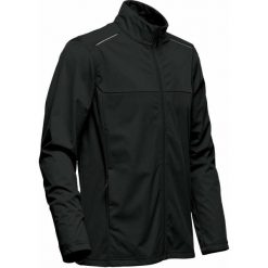 Lekka Męska Kurtka Softshellowa Greenwich. Czarne kurtki męskie STORMTECH, m, bez wzorów, sportowe, bez kaptura. Za 259.99 zł.