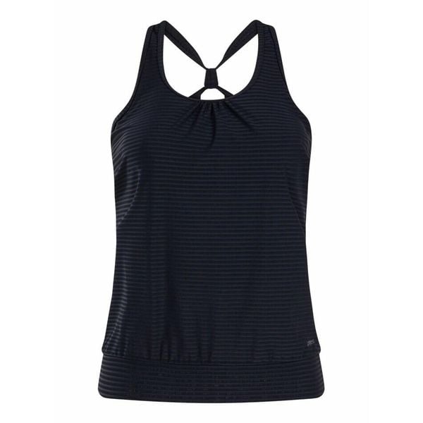 Damski top do kostiumu kąpielowego Protest Mixbest. Czarne topy damskie Protest, bez wzorów, bez kołnierzyka, bez ramiączek. Za 274.50 zł.