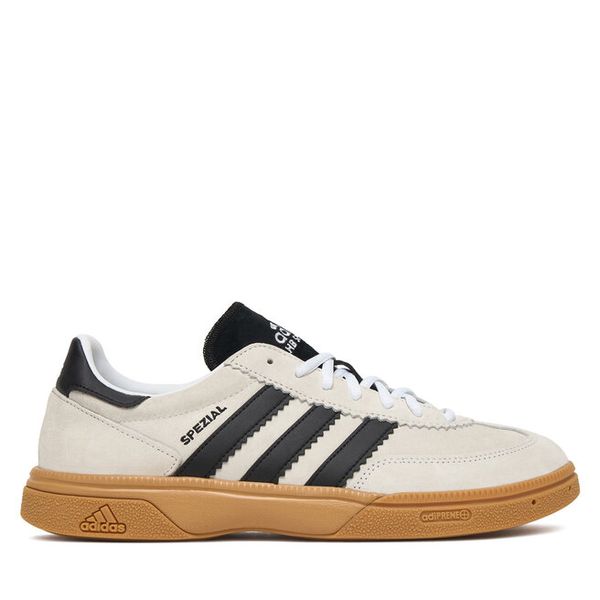 Buty halowe adidas. Białe buty sportowe męskie Adidas, bez zapięcia, do piłki ręcznej. Za 379.99 zł.