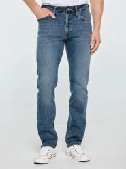 Jeansy męskie dopasowane niebieskie terry high waist 465. Niebieskie jeansy męskie Big Star, klasyczne. Za 329.99 zł.