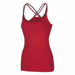 Damska koszulka typu tank top Ocun Corona. Czerwone koszulki sportowe damskie Ocun, xl, bez wzorów, bez kołnierzyka, bez ramiączek, wspinaczkowe. Za 178.50 zł.