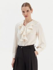 Rinascimento Koszula CFC0020157002 Écru Regular Fit. Bluzki damskie Rinascimento, l, bez wzorów, z syntetyku, bez kołnierzyka, bez ramiączek. Za 479.99 zł.