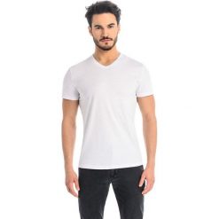 Teyli T-shirt męski bawełniany Dany V biały Biały 3XL. Białe t-shirty męskie Teyli, m, bez wzorów, z bawełny, bez kołnierzyka. Za 108.15 zł.