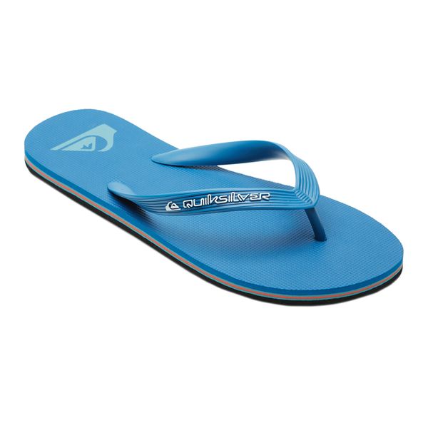 Japonki plażowe męskie Quiksilver Molokai Core. Niebieskie klapki męskie Quiksilver, z gumy, sportowe. Za 86.10 zł.