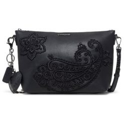 Desigual Torebka Damska Cachemire Catania Czarna. Czarne torebki do ręki damskie Desigual. Za 299.00 zł.