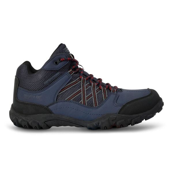 Buty trekkingowe męskie Edgepoint Mid Regatta. Niebieskie trekkingi męskie Regatta, trekkingowe. Za 217.20 zł.