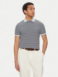 Tommy Hilfiger Polo 1985 MW0MW17770 Granatowy Regular Fit. Niebieskie koszulki polo męskie Tommy Hilfiger, l, bez wzorów, z bawełny, bez ramiączek. Za 199.99 zł.
