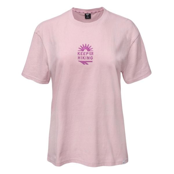 T-shirt Damski Ameli. Czerwone koszulki sportowe damskie Hi-tec, l, bez wzorów, z bawełny, klasyczne, bez kołnierzyka. Za 65.99 zł.