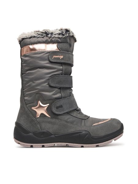 Primigi Śniegowce GORE-TEX 2379055 D Szary. Szare buty zimowe dziewczęce Primigi, bez wzorów, z gore-texu, bez zapięcia. Za 484.99 zł.
