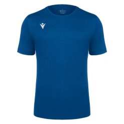 Koszulka Macron Boost Eco x5. Niebieskie koszulki sportowe damskie Macron, l, bez wzorów, z bawełny, bez kołnierzyka, bez ramiączek, na fitness i siłownię. Za 311.00 zł.