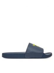 Guess Klapki F5GZ05 BB00F Granatowy. Niebieskie klapki męskie Guess, z tworzywa sztucznego. Za 109.99 zł.
