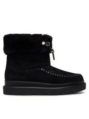 Guess Śniegowce FLFKEN LEA10 Czarny. Czarne śniegowce i trapery damskie Guess, ze skóry. Za 714.99 zł.