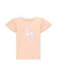 Tom Tailor T-Shirt 1035170 Pomarańczowy Regular Fit. Brązowe t-shirty i topy dla dziewczynek Tom Tailor, bez wzorów, z bawełny, bez ramiączek. Za 69.99 zł.