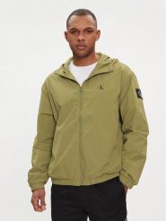 Calvin Klein Jeans Wiatrówka J30J325106 Zielony Regular Fit. Zielone kurtki męskie Calvin Klein Jeans, m, bez wzorów, z jeansu, bez kaptura. Za 519.99 zł.