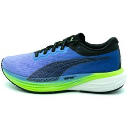 Buty do biegania damskie PUMA Deviate Nitro 2. Niebieskie obuwie sportowe damskie Puma, bez wzorów, do biegania. W wyprzedaży za 556.65 zł.