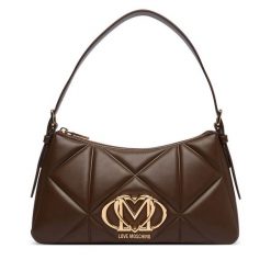 Torebka LOVE MOSCHINO. Brązowe torebki do ręki damskie Love Moschino, bez wzorów, klasyczne, bez dodatków. Za 879.99 zł.