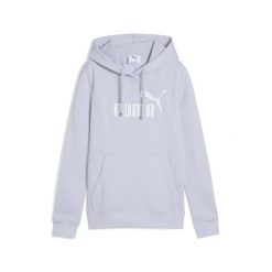 Damska bluza z kapturem z logo No.1 ESS PUMA Cool Weather Blue. Niebieskie bluzy damskie Puma, s, bez wzorów, z kapturem. Za 179.99 zł.