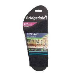 Skarpety do turystyki damskie Bridgedale EVERYDAY UL END LD. Czarne skarpety damskie Bridgedale, bez wzorów. Za 55.99 zł.
