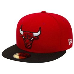 Czapka z daszkiem męska New Era Chicago Bulls NBA Basic Cap. Czarne czapki i kapelusze męskie New Era, bez wzorów, z materiału, sportowe. Za 139.99 zł.