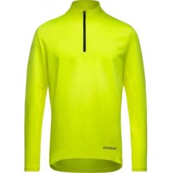 Koszulka z długim rękawem i zamkiem błyskawicznym 1/4 Gore Everyday Mid. Żółte koszulki sportowe męskie Gore Wear, l, bez wzorów, z elastanu, bez kołnierzyka, bez ramiączek, do biegania. Za 338.50 zł.