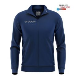 Givova Giacca Polarfleece Mono 500 L – męska kurtka polarowa z pełnym zamkiem. Niebieskie bluzy męskie Givova, l, bez wzorów, z polaru, do piłki nożnej. Za 94.54 zł.