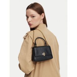 Torebka Tory Burch. Czarne torebki do ręki damskie Tory Burch, bez wzorów, bez dodatków. Za 2,024.00 zł.