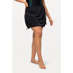 Damska Spódnica kąpielowa marszczenia po bokach gumka w pasie. Czarne bikini damskie Ulla Popken, plus size, bez wzorów, plus size. Za 123.99 zł.