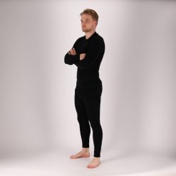 Spodnie/koszula termoaktywna męska - Premium - Komplet - Czarny - Męska odzież. Czarna koszule męskie XTREME, m, bez wzorów, z materiału. Za 440.79 zł.