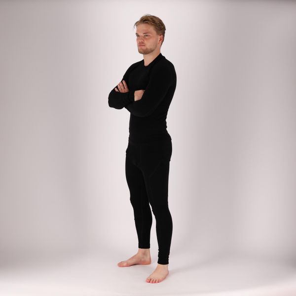 Spodnie termoaktywne męskie - Czarne - 2 sztuki - Thermo Panty. Czarne koszule męskie XTREME, na zimę, m, bez wzorów, z elastanu. W wyprzedaży za 396.70 zł.