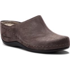 Klapki BERKEMANN - Jada 01753-610 Grau. Szare klapki damskie Berkemann, z nubiku. Za 389.00 zł.