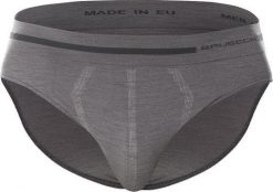 Brubeck BE10050 Slipy męskie COMFORT WOOL ciemnoszary S. Szare bokserki męskie Brubeck, m, bez wzorów. Za 98.14 zł.