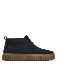 Clarks Trzewiki Torhill Lacehi 26328005 Czarny. Czarne botki męskie Clarks, bez wzorów, ze skóry, bez zapięcia. Za 519.99 zł.