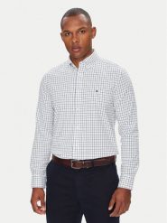 Tommy Hilfiger Koszula Performance MW0MW39680 Biały Regular Fit. Białe koszule męskie Tommy Hilfiger, l, bez wzorów, z syntetyku, bez kołnierzyka, bez ramiączek. Za 369.99 zł.