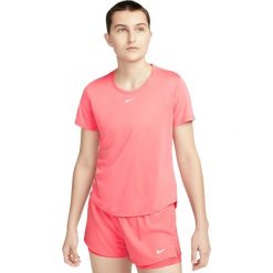 Odzież Nike. Czerwona koszulki sportowe damskie Nike, bez wzorów, bez kołnierzyka, bez ramiączek. Za 180.99 zł.