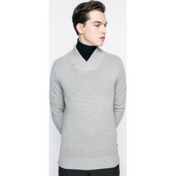 Produkt by Jack & Jones - Sweter. Szare swetry przez głowę męskie PRODUKT by Jack & Jones, z bawełny. W wyprzedaży za 49.90 zł.