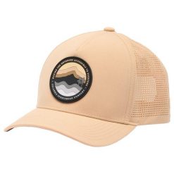 Czapka z daszkiem męska Mountaincap 3D Stretch Snap Back Hat. Brązowe czapki i kapelusze męskie Columbia, bez wzorów, z elastanu. Za 94.40 zł.